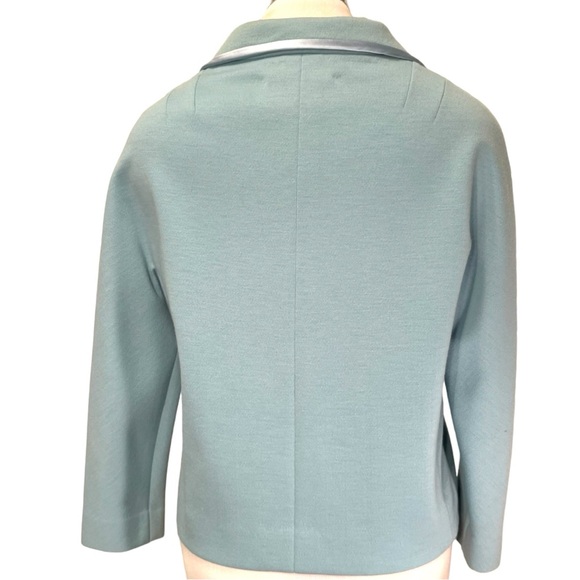 Vintage French Designer 60s Blue Blazer Jacket - Picture 10 of 13